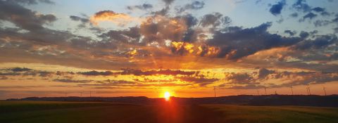 Hunsrück2 Sonnenuntergang im Hunsrück