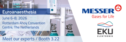 Euroanaesthesia 2026 Euroanaesthesia 2026 Rotterdam invitation by Messer and EKU booth 3.22